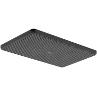 Верхний душ Hansgrohe Raindance Alive Q 24531340 340x210 мм, черный хром матовый