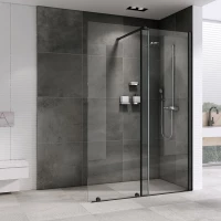 Неподвижная перегородка 100 см Abber Komfort AG09100B прозрачное