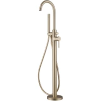 Смеситель напольный для ванны Abber Wasser Kreis AF8115G золотой матовый