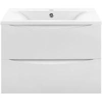 Тумба под раковину Vincea Mia VMC-2MA600GW 59,6 см, подвесная, белый глянец