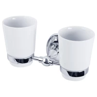 Стакан двойной Veragio Bonjour Cromo VR.BNR-7842.CR