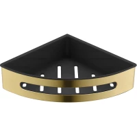 Полка для ванной Schein 9326BG 20,7x20,7 см, угловая, золотой матовый