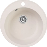 Кухонная мойка GranFest Quarz 08 47,9x47,9 см, белый