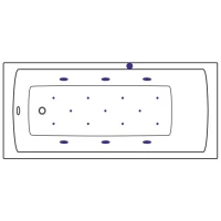 Гидромассажная система золото Sanjet Relax SJ-RELAX-GD