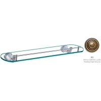 Полка стеклянная Sanibano Zafiro H9900/62BR бронза