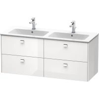 Тумба белый глянец 129 см Duravit Brioso BR410601022
