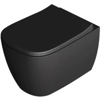 Унитаз подвесной Alice Wunder 45000108 безободковый, торнадо, черный матовый