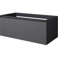 Тумба под раковину Armadi Art Quatro Antracite 790-M1-100-A-A 100 см, подвесная, антрацит матовый