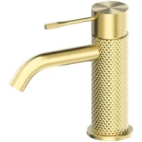 Смеситель для раковины Feramolli Sole S661GL золотой матовый