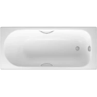 Ванна чугунная Delice Grace DLR230643R 170x70 см, с отверстиями под ручки, белый