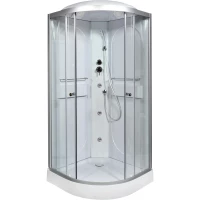 Душевая кабина 80x80x215 см Deto L608GM прозрачное