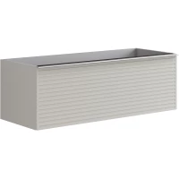 Тумба под раковину Onsen Pastel Grey 68-BP-122-S2-M11 120 см, подвесная, пастельно-серый матовый