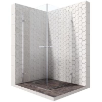 Душевой уголок 99x99 см Ambassador Abner 10011106 прозрачное