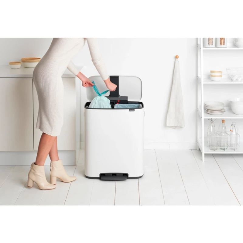 Мусорное ведро 2x30л Brabantia Pedal Bin Bo 211447