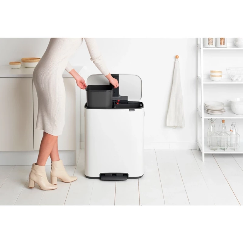 Мусорное ведро 2x30л Brabantia Pedal Bin Bo 211447