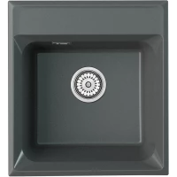 Кухонная мойка Point Мисти PN3011GR 46x50 см, графит