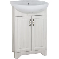 Тумба под раковину Style Line Олеандр-2 ЛС-00000198 49 см, напольная, рельеф пастель