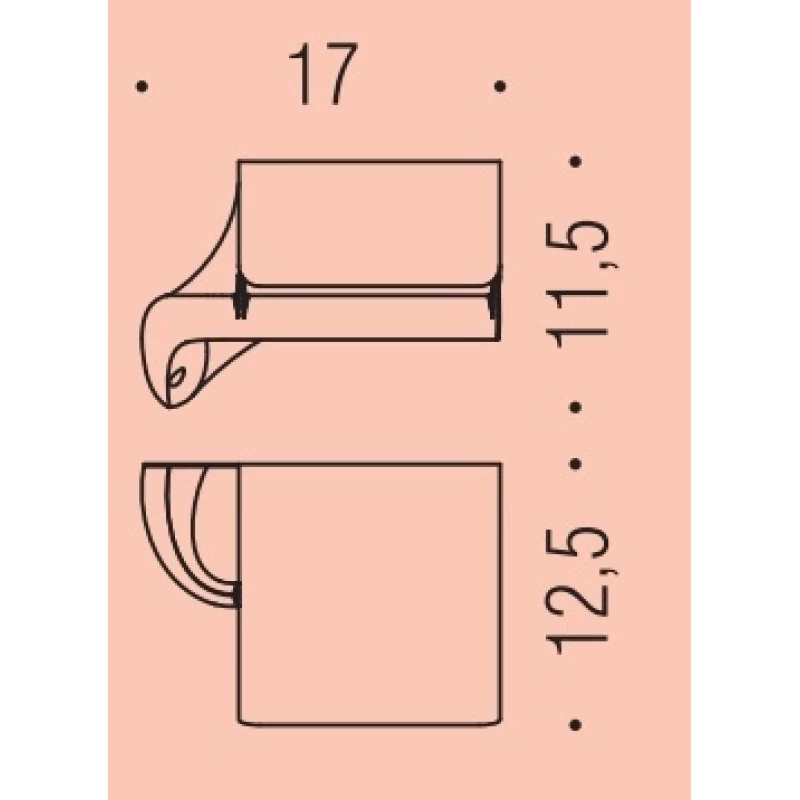 Держатель туалетной бумаги Colombo Design Link B2491