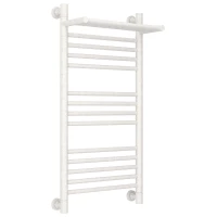 Полотенцесушитель водяной 800x400 античное белое золото Сунержа Богема с полкой+ 10-0223-8040