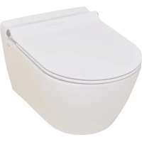 Унитаз подвесной Serel Smart SM25SL с сиденьем микролифт, белый