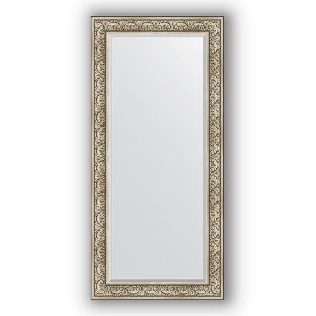 Зеркало 80х170 см барокко серебро Evoform Exclusive BY 3606