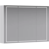 Зеркальный шкаф Aqwella Simplex SLX0410 100,2x70 см, с LED-подсветкой, сенсорным выключателем, диммером, белый