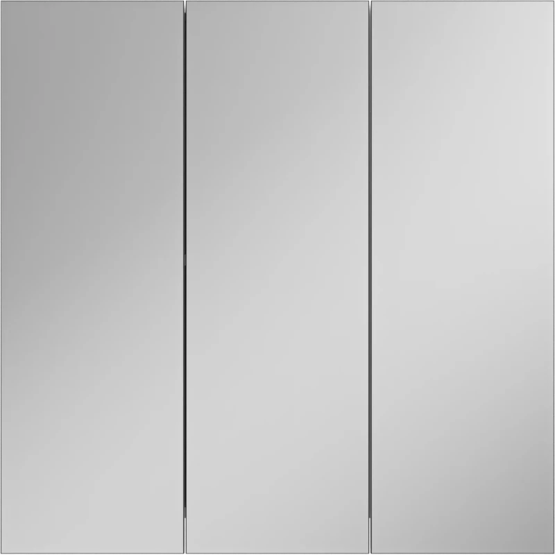 Зеркальный шкаф Misty Балтика Э-Бал04080-011 80x80 см, белый глянец