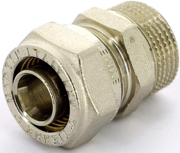 

Муфта обжим 20 х 1/2" Tiemme 1600007