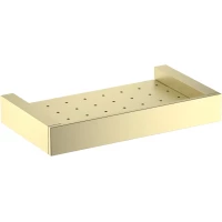 Полка для ванной Timo Petruma 15222/17 20 см, золотой матовый 