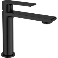 Смеситель для раковины Vincea Vogue VBF-1V1MB без донного клапана, черный матовый