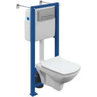 Комплект подвесной унитаз + система инсталляции Cersanit Carina A64440