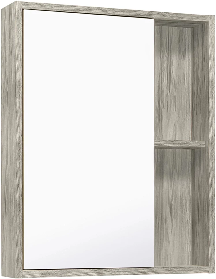 Зеркальный шкаф 52x65 см дуб скандинавский L/R Runo Эко 00-00001185