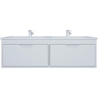 Тумба под раковину Uperwood Modul TModul120W 121,2 см, подвесная, белый матовый