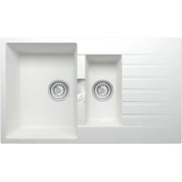 Кухонная мойка Tolero белый TL-860 №923