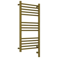 Полотенцесушитель электрический 800x400 состаренная бронза МЭМ правый, перемычка прямая Сунержа Богема 3.0 05-5805-8040