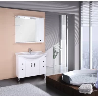 Комплект мебели белый глянец 99 см Onika Эльбрус 110008 + 1WH110255 + 210004