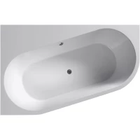 Ванна из литьевого мрамора Belux Лондон 4810924269553 169,9x109,3 см L, белый