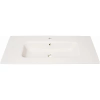 Раковина Plumberia Selection IXO XO081FBO 81x46 см, накладная, белый матовый 