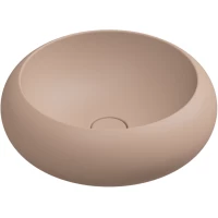 Раковина-чаша GSG Petra PELAV42032 42x42 см, накладная, бежевый матовый