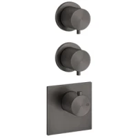 Термостат для ванны Gessi Gessi316 54504#299 встраиваемый, черный матовый