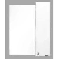 Зеркальный шкаф 65x80 см белый глянец Comforty Неаполь 00004148728