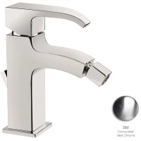 Смеситель для биде Emmevi Niagara 74004/CRS с донным клапаном, матовый хром