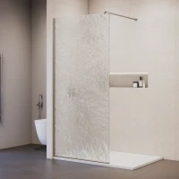 Душевая перегородка RGW WA-55Nb Walk-in 33105509-2314 90 см, профиль никель матовый, стекло лед
