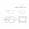 Кухонная мойка Zett Lab Модель 23 светло-серый матовый T023Q010 - 3