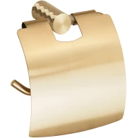 Держатель туалетной бумаги Bemeta Zyra 174112012 светлое золото матовый