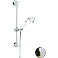 Душевой гарнитур Emmevi C02541OABO 1 режим, золотой/белый