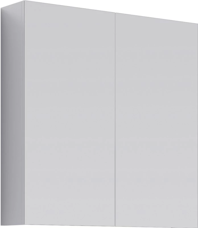 Зеркальный шкаф 70x70 см белый глянец Aqwella MC.04.07