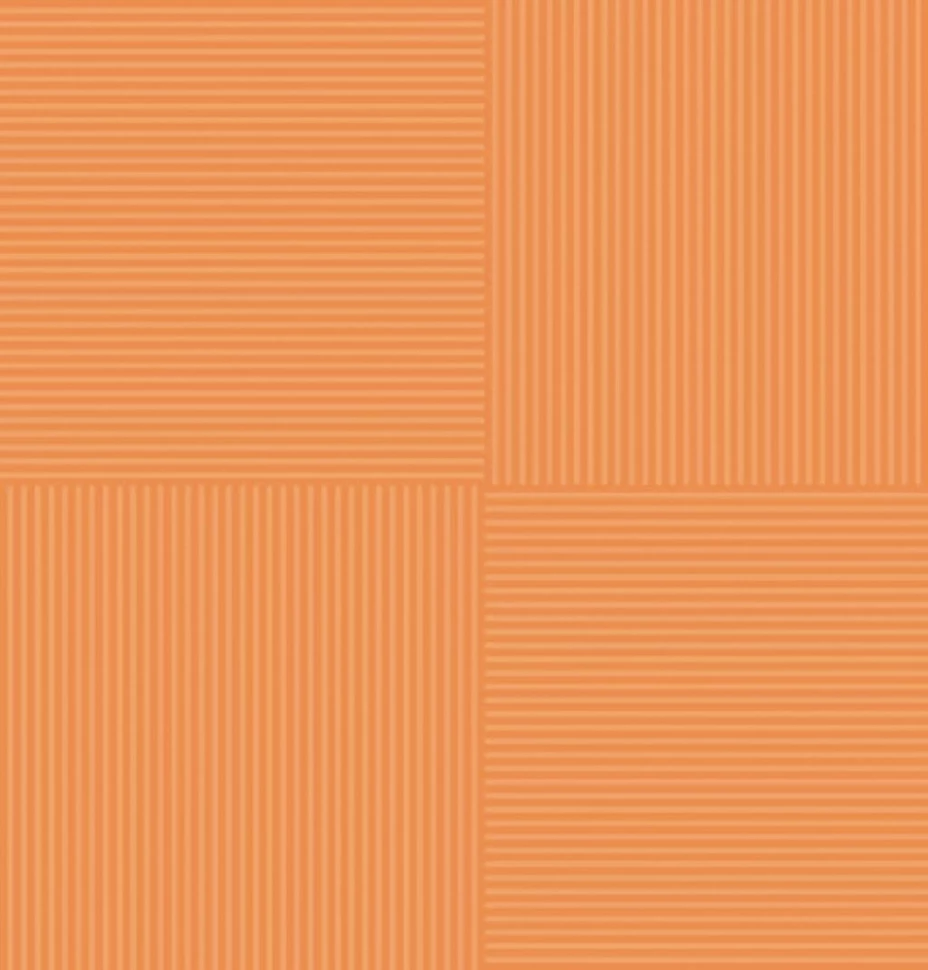 Плитка напольная Нефрит-Керамика Кураж-2 оранжевая 01101120135004 - фото 1
