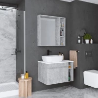 Комплект мебели бетон 80 см Grossman Фалькон 108005 + GR-3020 + 208003