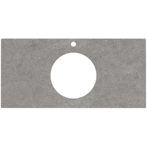 Изображение товара столешница 99,6 см серый матовый для накладных раковин kerama marazzi plaza modern фондамента pl5.dl500900r\100